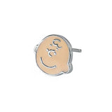 Peanuts Snoopy "Charlie Brown" Stainless Steel Stud Earring