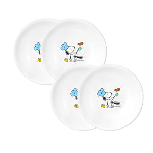 Corelle Peanuts Snoopy "Chow Time" Dinnerware Set B