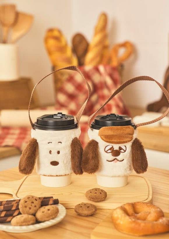 *Pre-Order* Peanuts Snoopy / Olaf “Bakery Buddies” Drink Holder - 2 Var.