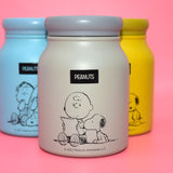 Peanuts Snoopy “Milk Jar” Insulated Food Storage Jar - 3 Var.