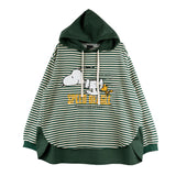 Peanuts Snoopy "Need For Speed" Green Hooded Shirt