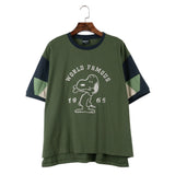 Peanuts Snoopy "World Famous 1965" T-Shirt (Green)
