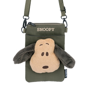 Peanuts Snoopy "Floppy Ears" Crossbody Phone Bag (Green)