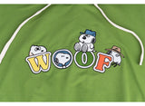 Peanuts Snoopy "Woof" Women's Short Sleeve Hoodie