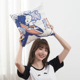 Peanuts Snoopy "Great Wave" Throw Pillow