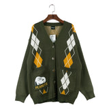 Peanuts Snoopy "Surprise!" Cardigan (Green)