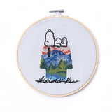 *Pre-Order* Peanuts Snoopy Punch Needle Embroidery Art