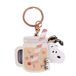 EXPO! Peanuts Snoopy "Tea Time!" Keychain Set