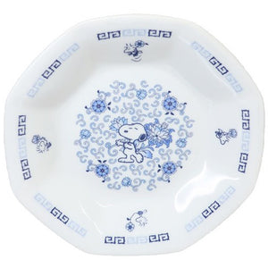 Peanuts Snoopy Octagonal Plate (Delft Style)