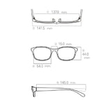 Peanuts Snoopy "Flying Ace" Eyeglass Frame & Case - 2 Var.