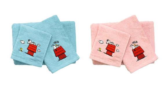 *Pre-Order* Peanuts Snoopy 3 PC Towel Set - 2 Var.