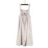 Peanuts Snoopy "Best Pals" Overall Dress (White)