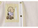 Peanuts Snoopy "Pals for Life" Reversible Fleece Vest (White)