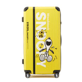 Peanuts Snoopy "Joyful" Limited Edition 28 Inch Luggage - Yellow