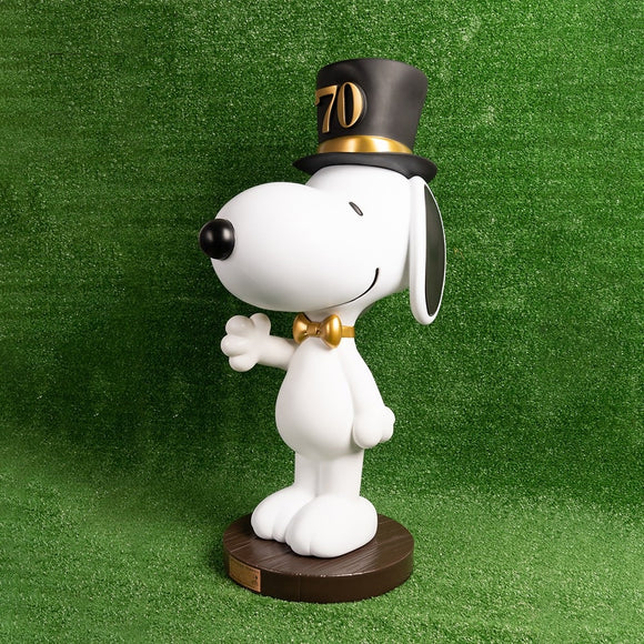 Pre-Order Peanuts 70th Anniversary Top Hat Snoopy Figure