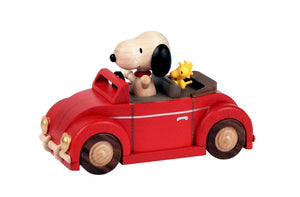 Snoopy & Woodstock "Cruising Convertible" Music Box