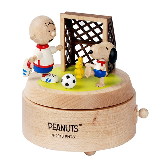 Snoopy & Charlie Brown Soccer Music Box