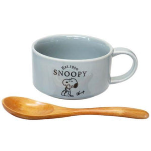 Peanuts Snoopy Gray Cup & Spoon Set