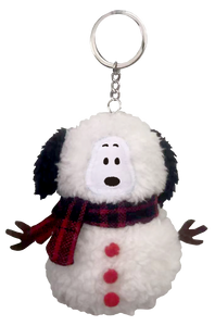 Peanuts Snoopy "Snowman" Keychain Holder/Charm