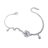 Peanuts Snoopy "To The Stars" Sterling Silver Bracelet