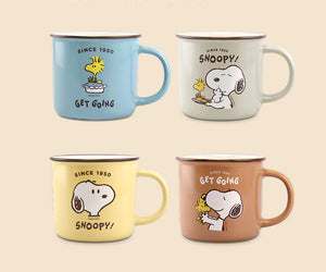 Peanuts Snoopy Mug 4PC Set