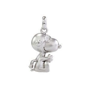 Peanuts Snoopy Flying Ace Sterling Silver Pendant