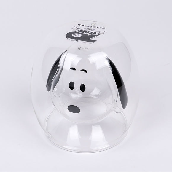 70th Anniversary Peanuts Snoopy Double-Wall Glass