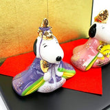 Peanuts Snoopy & Belle Hina Dolls Figurine Set