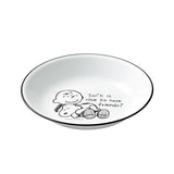 Corelle Peanuts Snoopy Retro BW Plate Set B