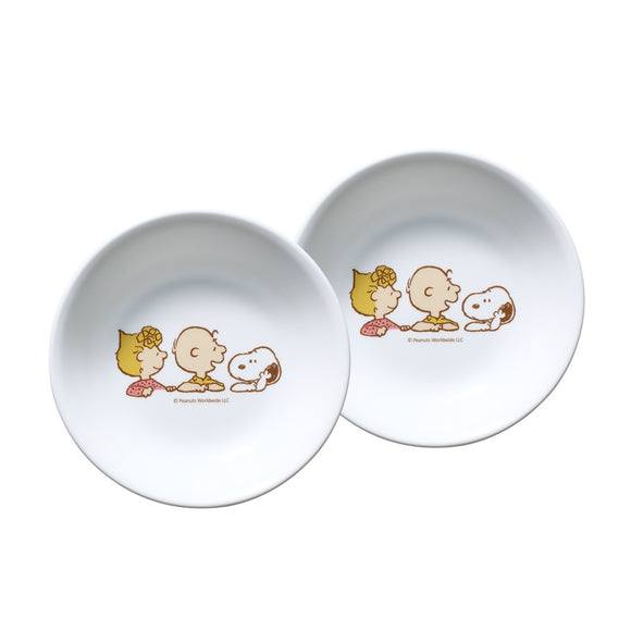 Corelle Peanuts Snoopy Friends 6″ Deep Plate 2PC Set SNPY ONLY