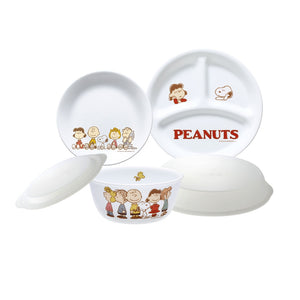 Corelle Peanuts Snoopy & Friends Divider Plate 5PC Set