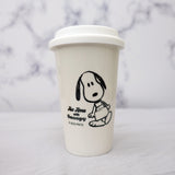 Peanuts Snoopy Travel Coffee Cup with Silicone Sleeve