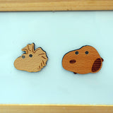 Peanuts Snoopy Wooden Magnet 4PC Set