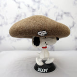 Peanuts Snoopy Beret Hat - Brown