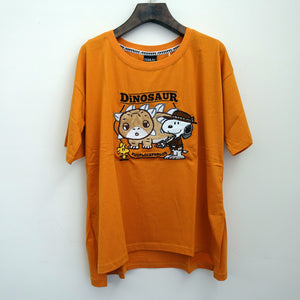Free Hat! Peanuts Snoopy Dino Euoplocephalus Women's T-Shirt