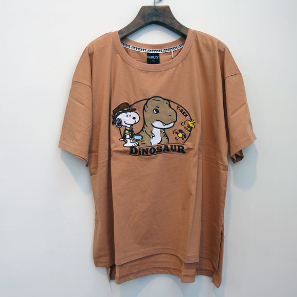 Free Hat! Peanuts Snoopy Dino T-Rex Women's T-Shirt