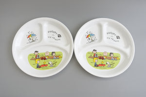 Corelle Peanuts Snoopy Divider Plate Set