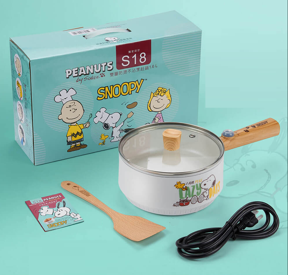 Peanuts Snoopy Non-Stick Electric Cooker A