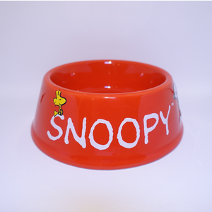 Peanuts Snoopy & Woodstock Pet Bowl