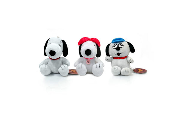 Peanuts Snoopy, Belle & Olaf Keychain Holder/Charm Set