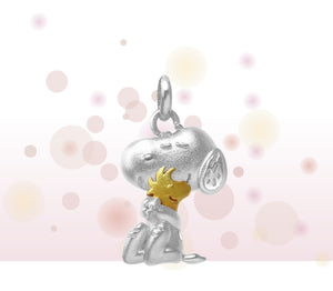 Peanuts Snoopy "Best Pals" Sterling Silver Pendant