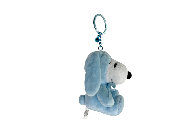 Peanuts Snoopy Sitting Bunny Keychain Holder | SNPY Only Blue