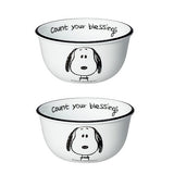 Corelle Peanuts Snoopy Retro BW 12 PC Set