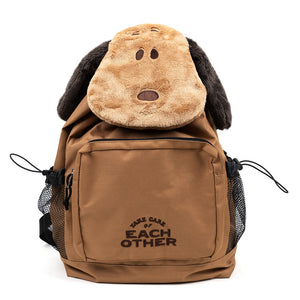 Peanuts Snoopy Brown Fluffy Backpack
