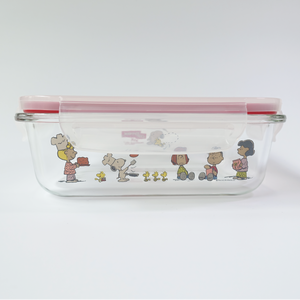 Peanuts Snoopy Snapware Pyrex "Chef" Glass Container