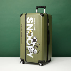 Peanuts Snoopy "Joyful" Limited Edition 28 Inch Luggage - Green