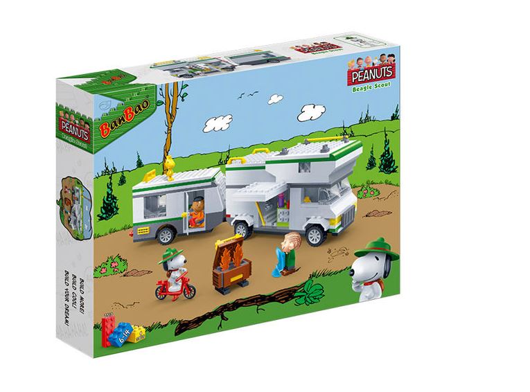BanBao 7513 Snoopy Beagle Scout RV Building Block Set – SNPY ONLY